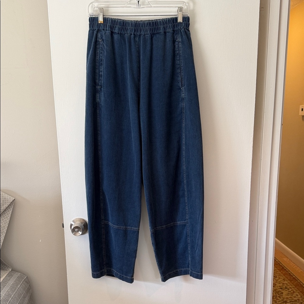 Max Studio Denim Blue Wide Leg Jeans